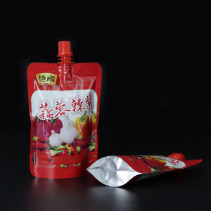 Kantong Cerat berdiri Food Grade PET/AL/NY/PE 