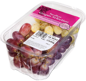 All PET Recyclable Fruit and Vegetable Freshness Tray - Transparent Freshness Locking, Closed Loop Recycling, Intelligent Packaging System Designed for Sustainable Development
