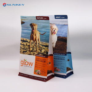 Eight side seal flat bottom Packaging Bag
