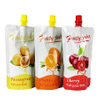Customizable fruit shaped juice spout bag aluminum foil high barrier freshness OEM printing and processing