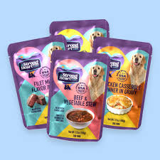 Bolsa de embalaje de alimentos para mascotas húmedos de tres lados resistentes a la alta temperatura | 121 ° C Esterilización de vapor Spet/PA/RCPP Película compuesta
