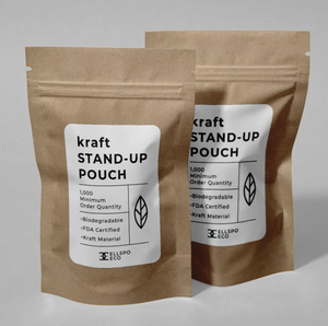 High-barrier kraft-paper stand-up-pouch doy pack