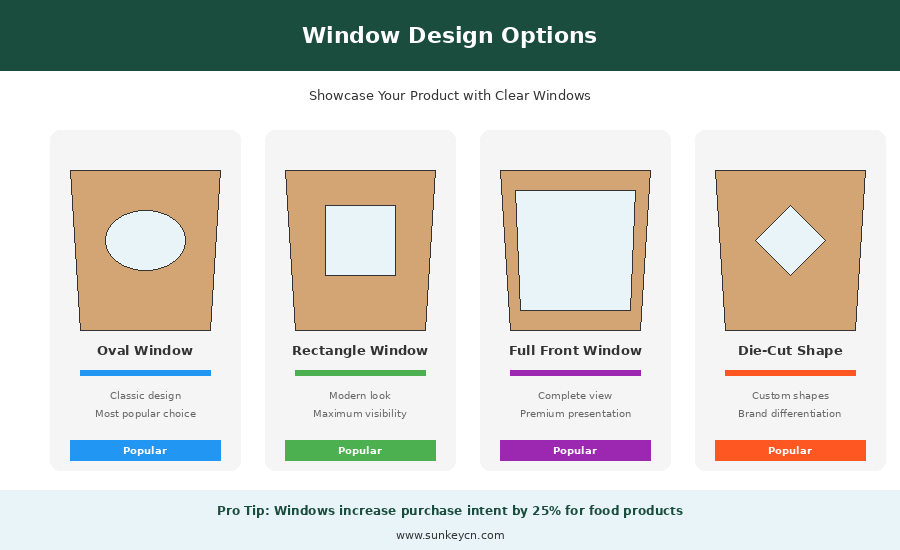 Flat Bottom Bag Features & Add-ons