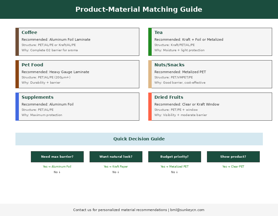 Flat Bottom Bag Materials Guide