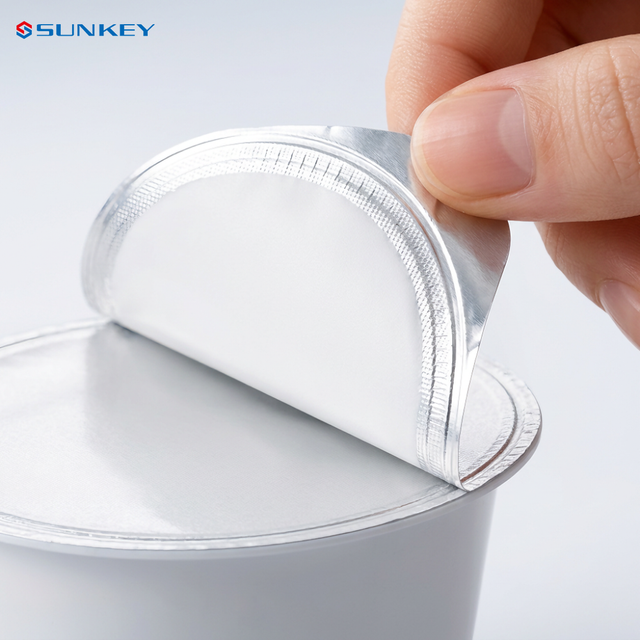Pel&iacute;cula para tapa de yogur: pel&iacute;cula termosellada f&aacute;cil de despegar para envases de vasos de l&aacute;cteos
