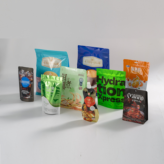 Custom Printed Stand Up Pouch for Snack Food Packaging